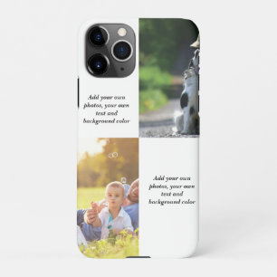 Funda Para iPhone 11Pro Add your own photos, text and  background throw pi