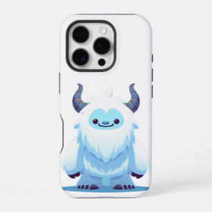 Funda Para iPhone 16 Pro Adorable yeti de Navidad/invierno