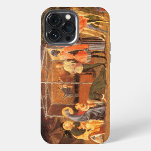 FUNDA PARA iPhone 13 PRO MAX ADORACIÓN DE LOS MAGOS NATIVIDAD PERGAMINO