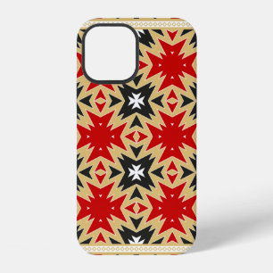Funda Para iPhone 12 Adorno con patrón geométrico colorido, seda Ne