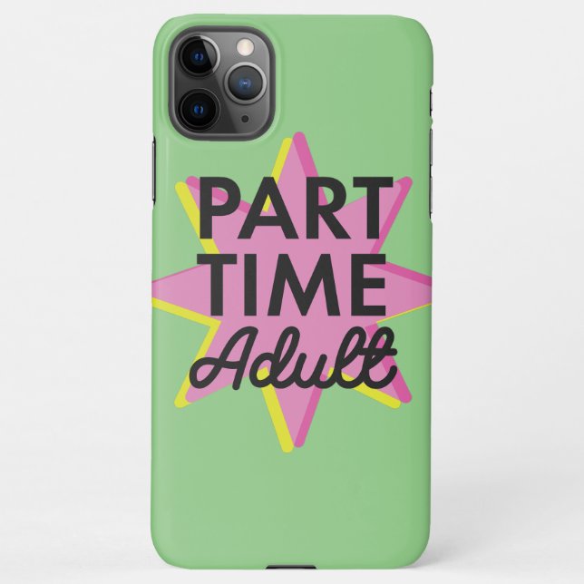 Funda Para iPhone Adulto a tiempo parcial (Reverso)