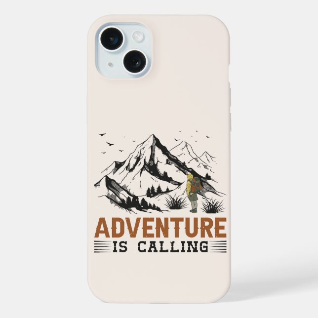 Funda Para iPhone Adventure está llamando (Reverso )