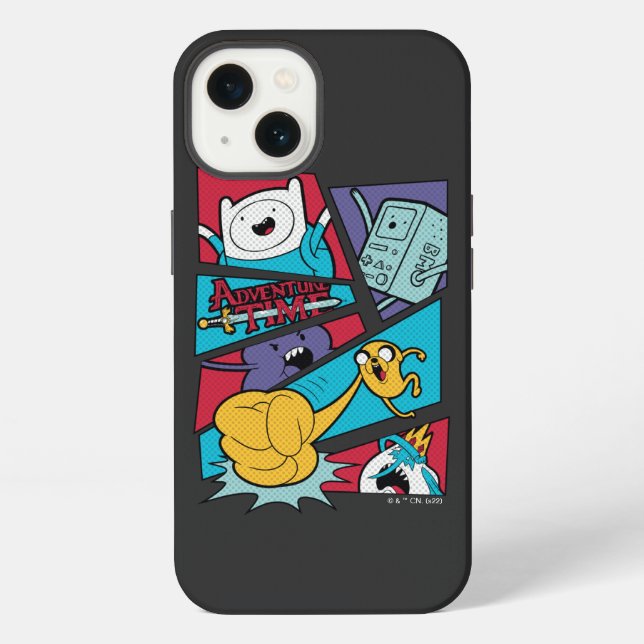 Funda Para iPhone Adventure Time | Gráfico de panel de acción (Reverso )