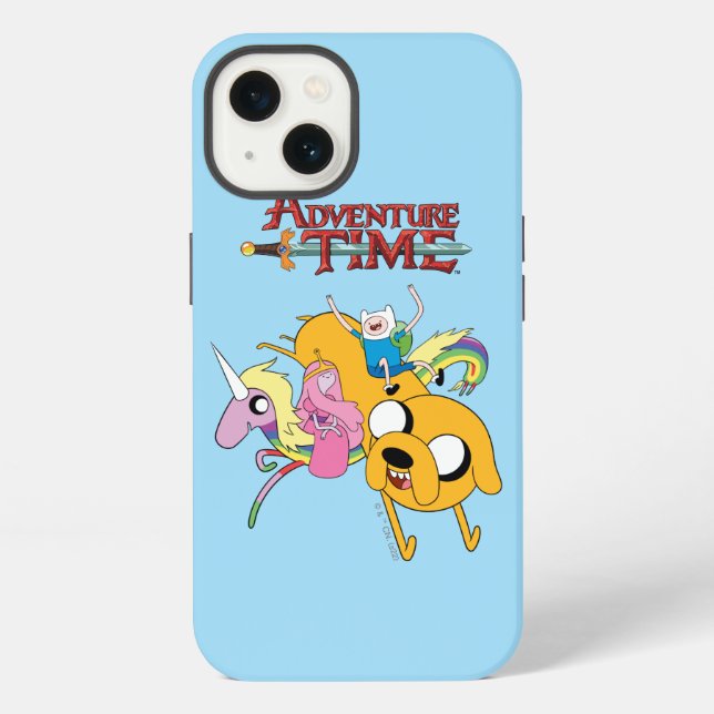 Funda Para iPhone Adventure Time | Lady, Bubblegum, Finn y Jake (Reverso )