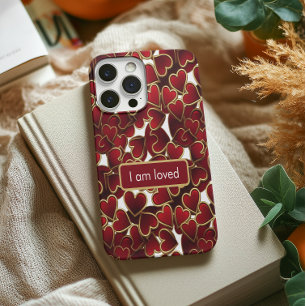 Afirmación de los corazones dorados