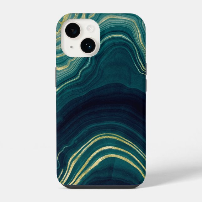 Funda Para iPhone ágata verde (Reverso )