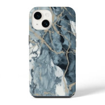 Agate Marble Inspiró textura de lujo azul