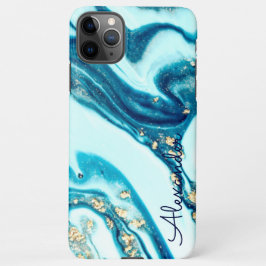 Funda Para iPhone 11Pro Max Agate personalizado nombre escrito a mano moderno 