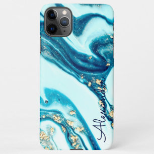 Funda Para iPhone 11Pro Max Agate personalizado nombre escrito a mano moderno