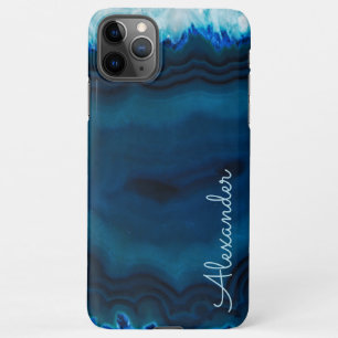 Funda Para iPhone 11Pro Max Agate personalizado nombre escrito a mano moderno