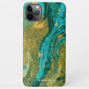 Funda Para iPhone 11Pro Max Agate personalizado nombre escrito a mano moderno