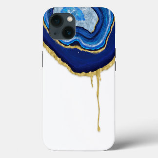 Agato de oro y azul de zafiro