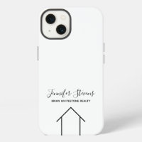 Agente Inmobiliario Personalizado Moderno Negro Bl