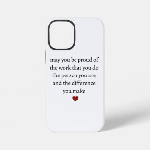 Funda Para iPhone 12 Mini Agradecimiento a enfermera maestra madre orgullosa