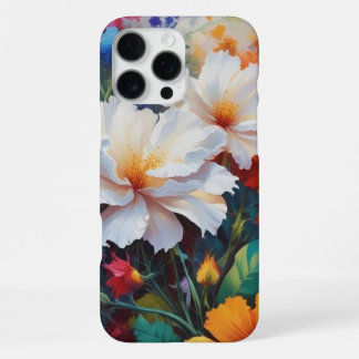 Funda Para iPhone 16 Pro Max Agrega un Toque de Color Regalo: Floral Vibrante p