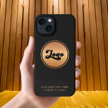 Agregar logotipo de Gold Business Company y profes<br><div class="desc">Promociona tu negocio con este estuche para iPhone genial,  que incluye el logotipo y el texto del personalizado. Añade fácilmente tu propio logotipo e información haciendo clic en la opción "personalizar".</div>