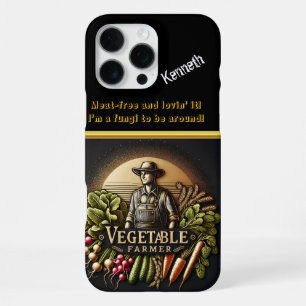 Funda Para iPhone 16 Pro Max Agricultor dedicado con productos frescos