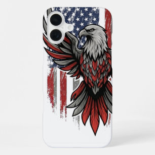 Funda Para iPhone 16 Plus Águila Americana