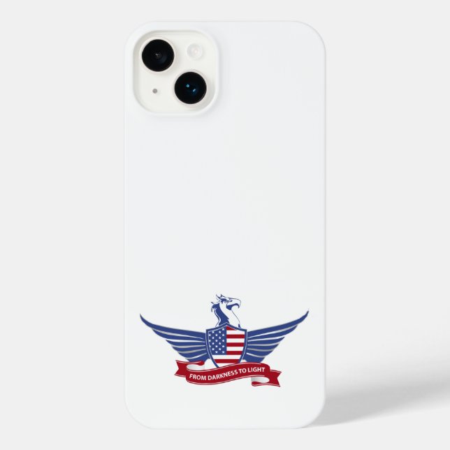 Funda Para iPhone Águila americana (Reverso )