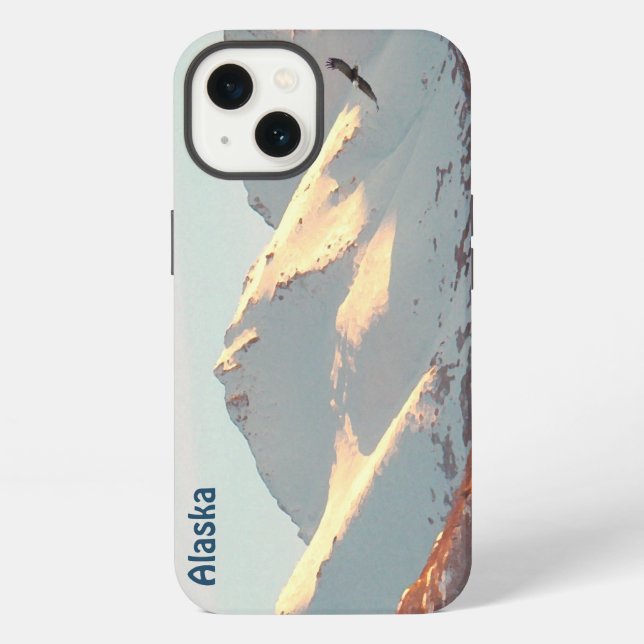 Funda Para iPhone Águila de Invierno (Reverso )