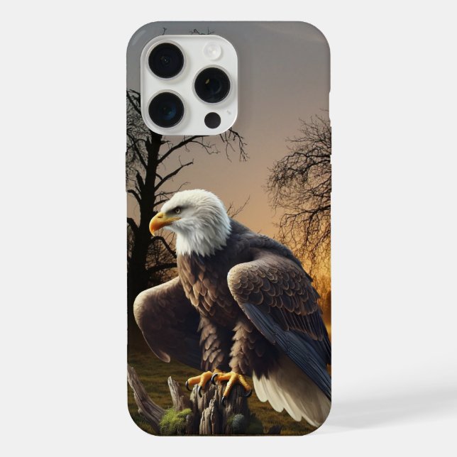 Funda Para iPhone Águila en la Naturaleza (Reverso )