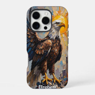 Funda Para iPhone 16 Pro Águila Fénix, renacimiento feroz