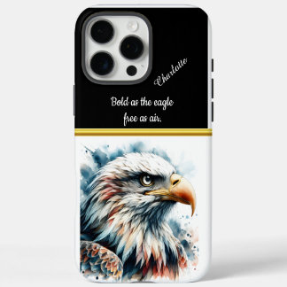 Funda Para iPhone 16 Pro Max Águila majestuosa en un impresionante estilo acuát