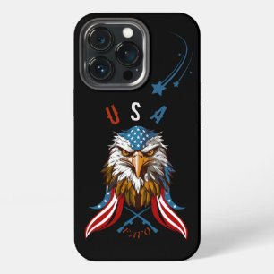 Funda Para iPhone 13 Pro Águila Patriótica USA FAFO