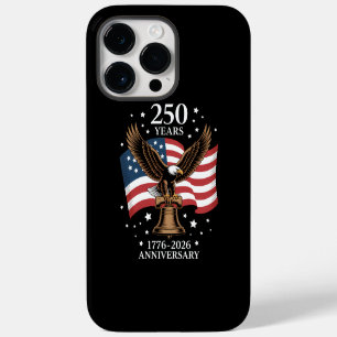 Funda Para iPhone 14 Pro Max Águila y Bandera 250 Años de América 1776-2026