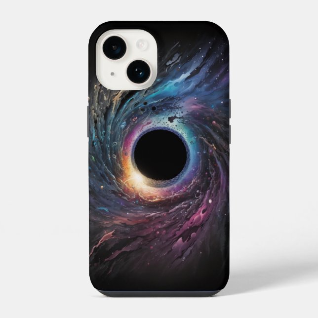 Funda Para iPhone Agujero negro (Reverso )