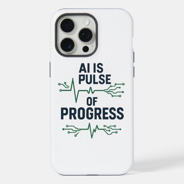 Funda para iPhone AI Pulso de Progreso | Evolución (Reverso )