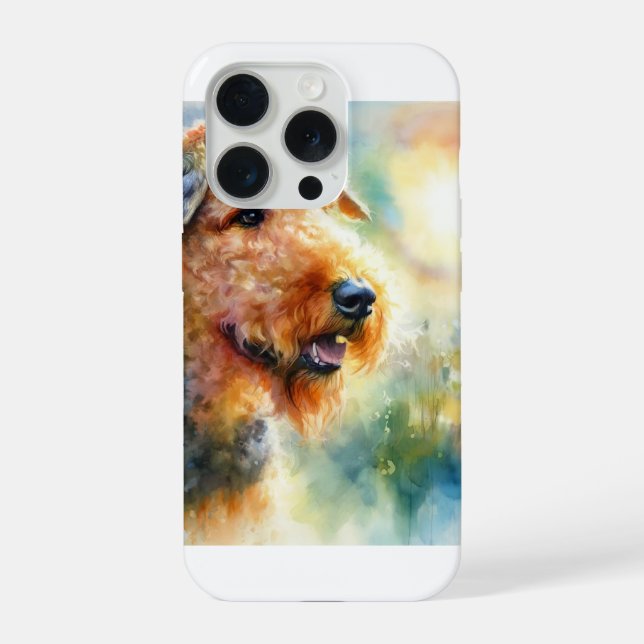 Funda Para iPhone Airedale terrier in the summer light 110924AREF117 (Reverso )