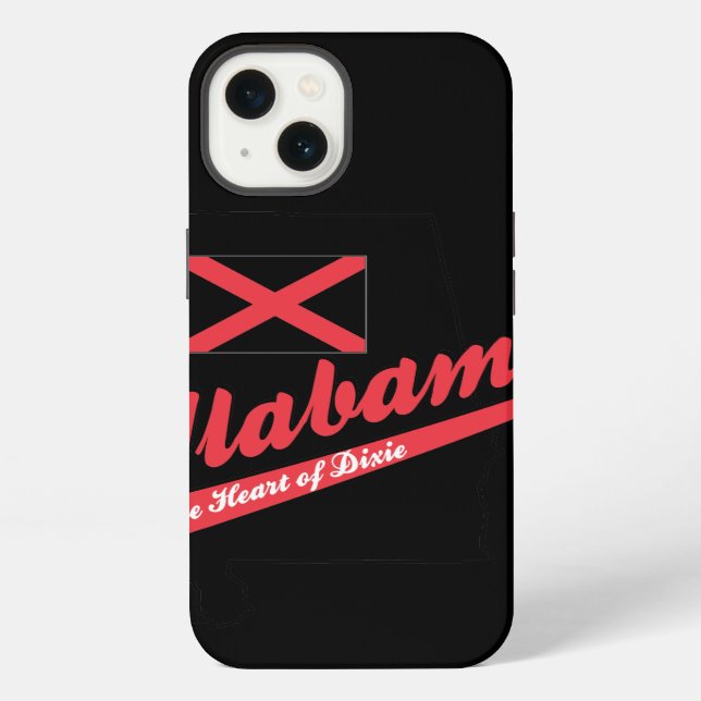 Funda Para iPhone Alabama Corazón de Dixie (Reverso )