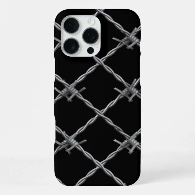 Funda Para iPhone Alambre de Púas (Reverso )
