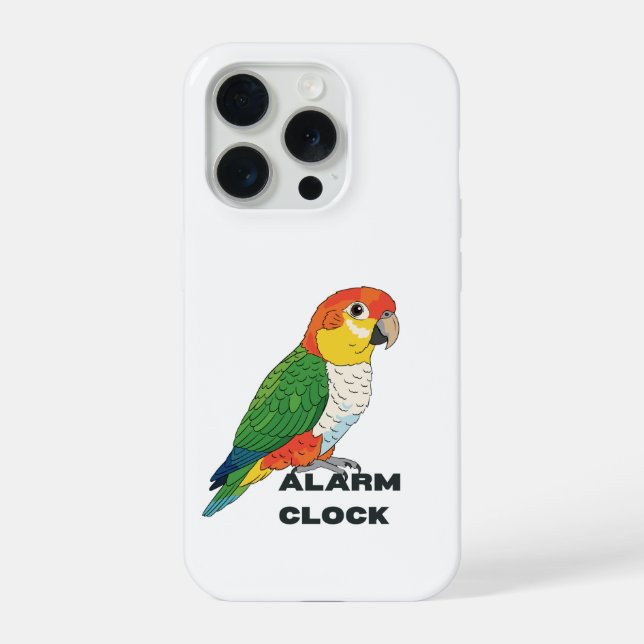 Funda Para iPhone Alarm Clock Sun Conure – Loud Parrot (Reverso )