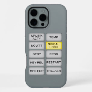 Funda Para iPhone 16 Pro Max Alarma del indicador Apollo DSKY, bloqueo de Cardá