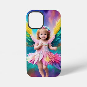 Funda Para iPhone 12 Mini Alas de Ángel de Bebé Adorable Arte-38424
