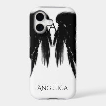 ALAS DE ÁNGEL NEGRO Monograma