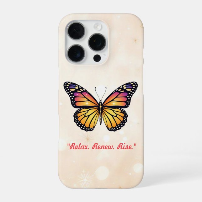 Funda Para iPhone "Alas de Oro" (Reverso)