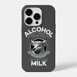 Funda Para iPhone 14 Pro Alcohol vs. Leche