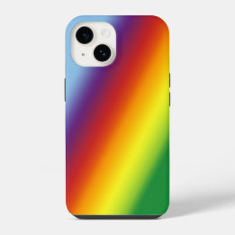 Funda Para iPhone 14 Alegre verano arcoiris en franjas degradadas