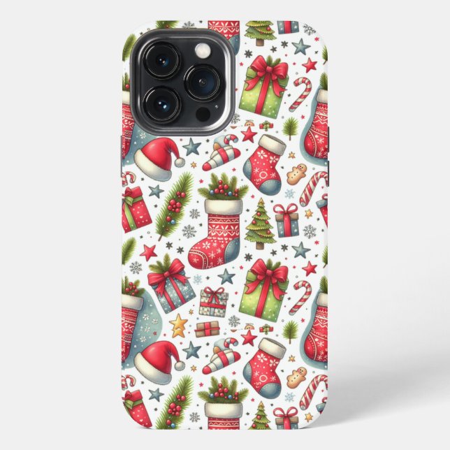Funda Para iPhone Alegría de la Navidad (Reverso )