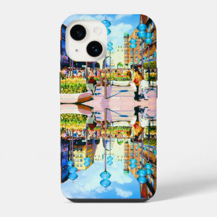 Funda Para iPhone 14 Alemania Vintage Puerta de la Ciudad de Múnich Kar