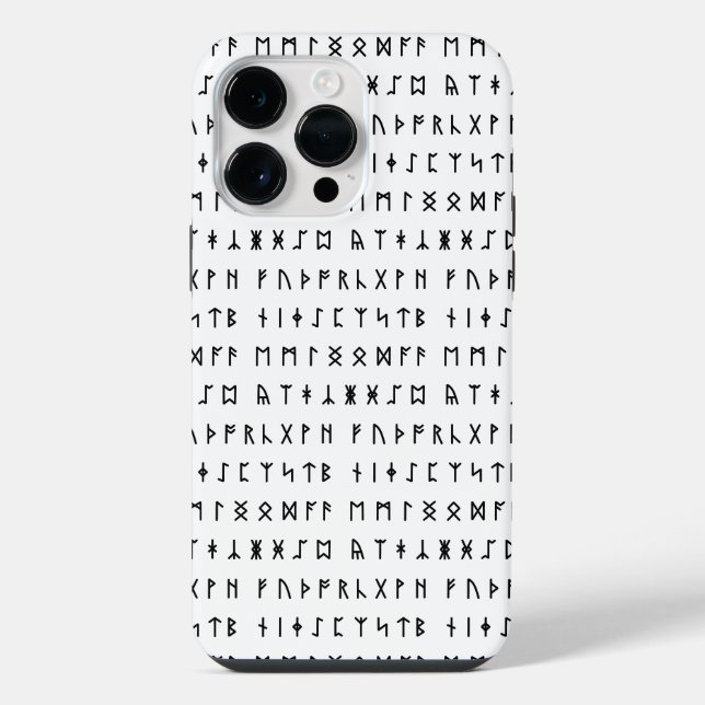 Funda Para iPhone Alfabeto Rúnico [Futhorc] (Reverso )