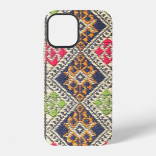 Funda Para iPhone 12 Alfombra colorida de estilo tailandés superficie p