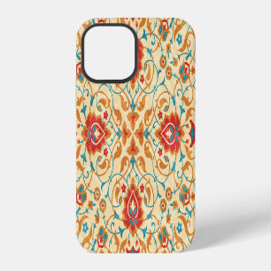 Funda Para iPhone 12 Alfombra oriental, patrón ornamental floral.