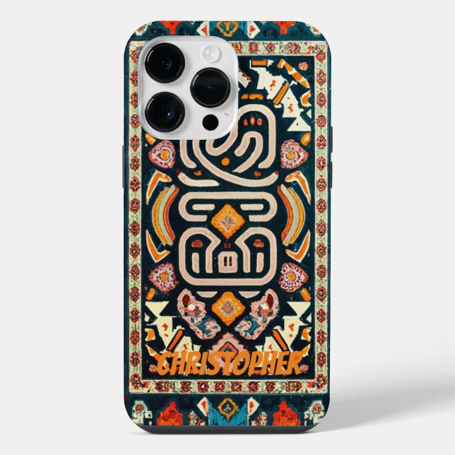 Funda Para iPhone alfombra oriental persa (Reverso )