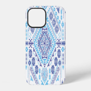 Funda Para iPhone 12 Alfombra paisley india, patrón de mandala étnica.
