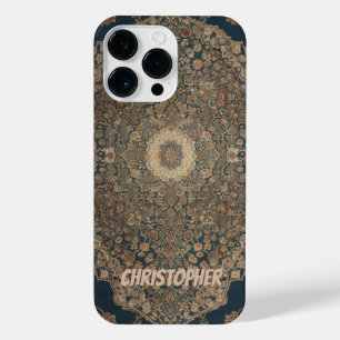 Funda Para iPhone 14 Pro Max Alfombra persa cubre estuches de teléfono