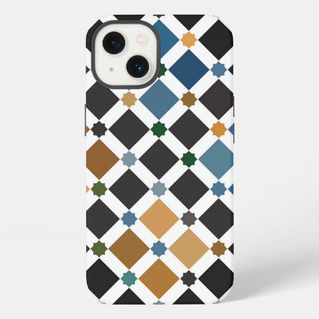 Funda Para iPhone Alhambra Geometric iPhone 13 Case – Slim Artistic  (Reverso )